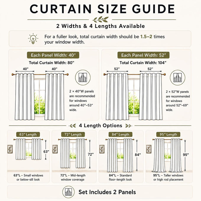 Blackout Curtains for Bedroom, Buffalo Plaid Curtains for Living Room