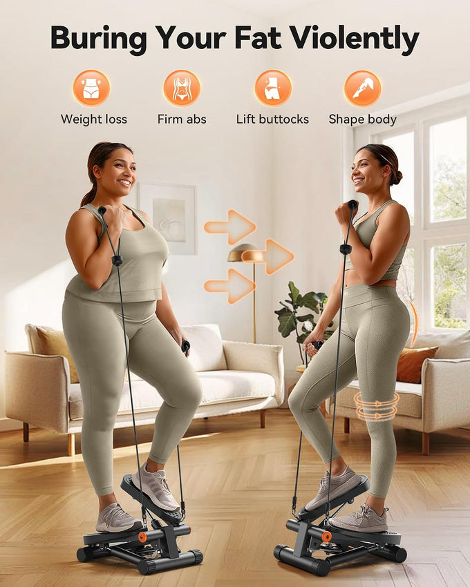 Niceday Steppers for Exercise at Home, Mini Stepper with 300LBS Capacity