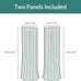 LORDTEX Linen Look Textured Blackout Curtains with Thermal Insulated Liner