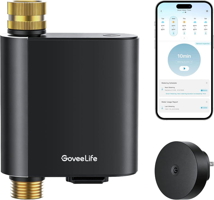 GoveeLife H5901 Bluetooth Smart Sprinkler Timer, Gateway not Included
