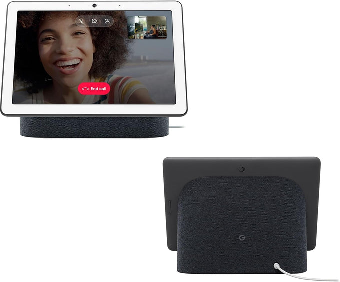 Google Nest Hub Max 10" Smart Display with Google Assistant - Charcoal (renewed)
