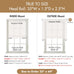 Madison Park Roman Shade, Blackout Blinds Thermal Insulated, 35x64 Linen