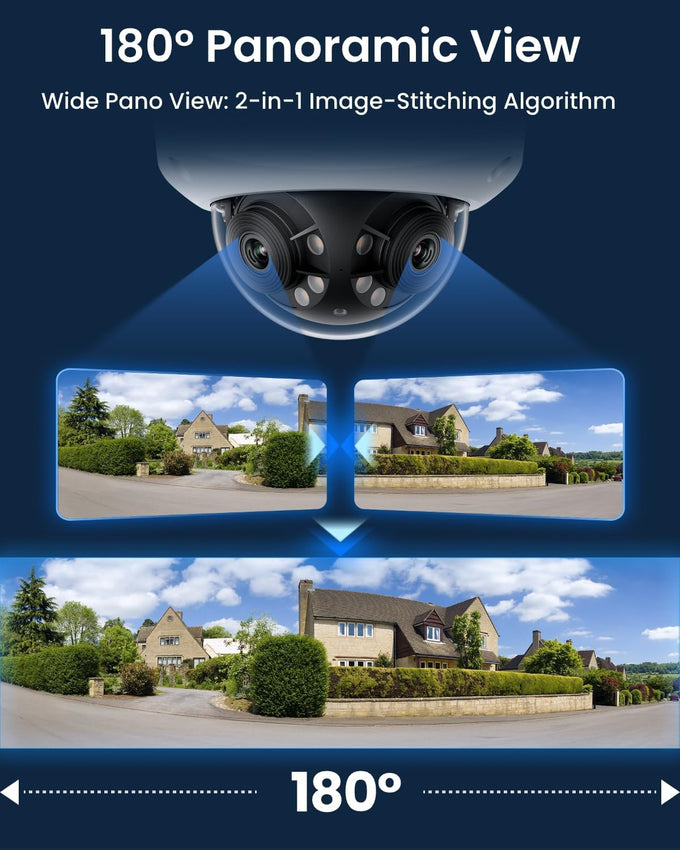 REOLINK Duo 3V PoE 16MP Dual-Lens PoE Security Camera & IK10 Vandal-Proof