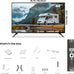 SYLVOX 40 inch RV TV, 12V TV for RV Camper, 1080P Smart TVs Flat Screen