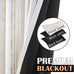jinchan Boho Blackout Curtains 108 Inches Long for Bedroom Living Room