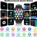 Smart Watches for Men Women, 1.91" HD Curve Screen Smartwatch (Answer/Make Call), Activity Fitness Tracker with Heart Rate Sleep Monitor Pedometer, 100+ Sport Modes, Smart Watch for Android