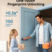 eufy Security Smart Lock FamiLock C32, Fingerprint Keyless Lock with Handle
