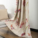 Leeva Print Curtains for Bedroom, Flower Patterned Blackout Window Treatments Curtains 60 Inches Wide for Sliding Doors Hallway, 60 x 106 Inches