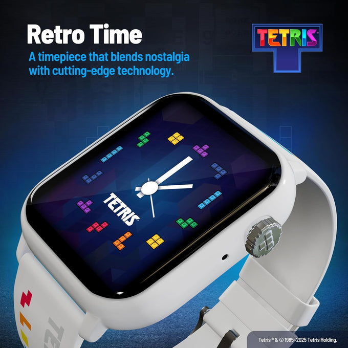 Tetris Retro Gaming Arcade Smart Watch, No Wi-Fi or Bluetooth