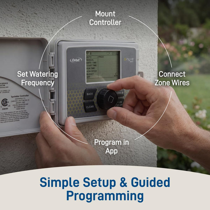 Orbit B-hyve Smart Sprinkler Controller, 6-Zone - 57946