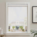 AOSKY Light Filtering Roller Shades for Indoor Windows, 46"W x 72"H, White