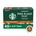 Starbucks K-Cup Coffee Pods, Medium Roast Hot or Iced Coffee, Pike Place Roast, 96 Keurig Pods ​