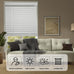 MYshade 2" Cordless Faux Wood Blinds, 34.5" W x 60" H, Slat Horizontal Blinds with Crown Valance, Room Darkening, Moisture Resistant, Window Blinds for Home Interior, White