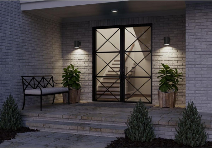 Progress Lighting LED Outdoor Wall Sconce Light, Black