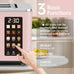 SEEDEEM Touchscreen Toaster 2 Slice, Stainless Steel, 6 Shade, 900W, Pink