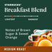 Starbucks K-Cup Coffee Pods, Breakfast Blend Medium Roast, 40 Count