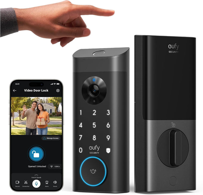 eufy Security Video Smart Lock S330, Keyless Entry Door Lock,Chime Included