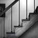 Moxweyeni 96 Pcs Iron Baluster Shoes for Square Staircase Balusters