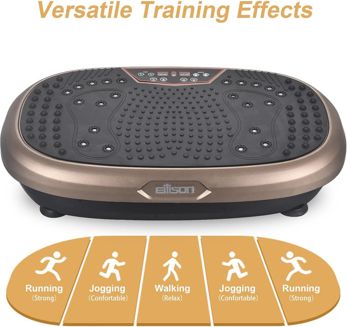 EILISON FitMaxx 3D XL Vibration Plate Exercise Machine with 120 Speeds