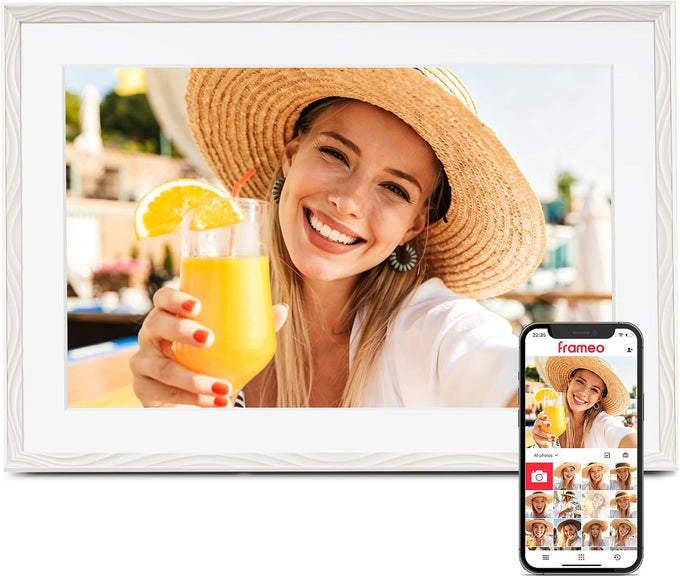 Frameo Digital Picture Frame, 10.1'' Frameo Digital Photo Frame WiFi, 32GB