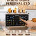 4 Slice Smart Toaster with Dual Independent Controls for Family Breakfast