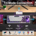 Aula L99 Wireless Mechanical Gaming Creamy Keyboard with Smart Touch Screen
