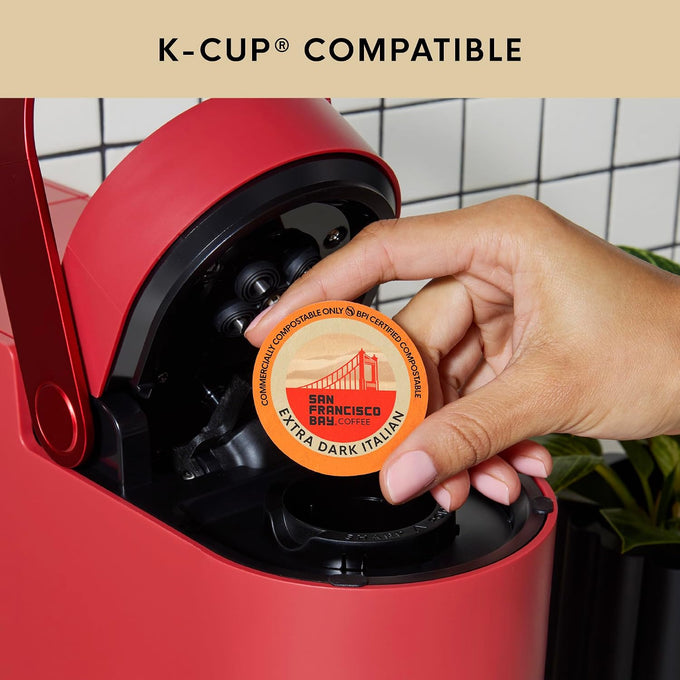San Francisco Bay Extra Dark Italian K-Cup Compatible Coffee Pods, 80 ct