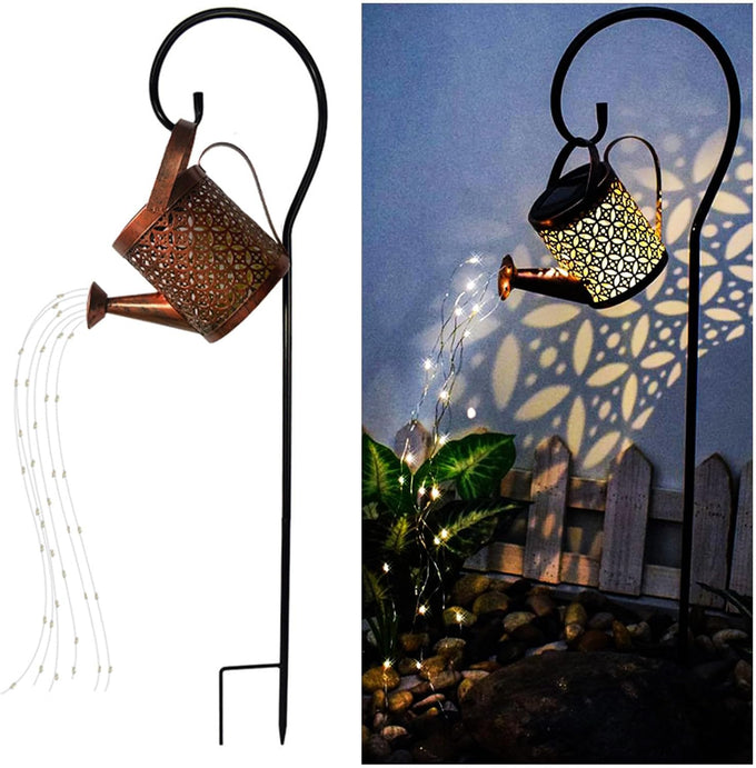 Merrytech Solar Watering Can Light,Garden Decor Gifts for Mom Grandma Large