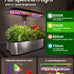 LETPOT LPH-SE Hydroponics Growing System, 12 Pods Smart Herb Garden Kit Indoor, Indoor Garden, APP & WiFi Controlled, with 24W Growing LED, 5.5L Water Tank, Pump System, Automatic Timer