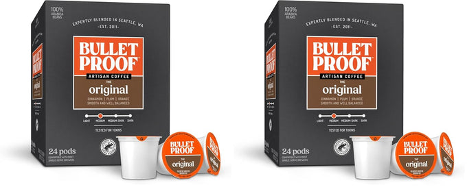 Bulletproof Original Medium Roast Single-Serve Pods, 72 Count