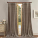 StangH Taupe Velvet Curtains Luxury Extra or Living Room, W52 x L108, 2 Pcs