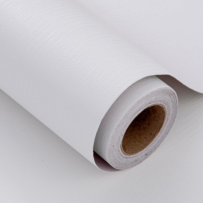 Black Grasscloth Self-Adhesive Wallpaper 23.6"x787"