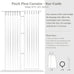 NICETOWN PRO 40x108 Natural 100% Full Blackout Faux Linen Curtains, Set of 2 Panels, 6cm High Temperature Pleated Back Tab Drapes for Living Room, Thermal Insulated Window Treatments, Elegant Style