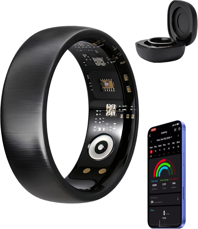 Smart Ring for Women Men - Gen 4 SR06 with 24-Hour Sleep Tracking