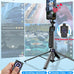 Vlogging Kit for iPhone/Android, 63”Auto Face Tracking Tripod for iPhone with Light, Wireless Microphones, Scrolling Remote Control for TikTok, Content Creator Kit for YouTube Starter