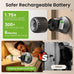 GHome Smart Fingerprint Door Lock, 4-in-1 Smart Lock with Removable Battery