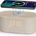 Odokee Sound Machine Alarm Clock for Bedrooms with Wireless Charging
