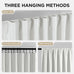Joydeco White Blackout Curtains 120 Inches Long - 100% Blackout Living Room Curtain 2 Panels, Rod Pocket & Back Tabs Thermal Insulated Window Drapes for Bedroom (Pure White,52" Wx120 L)