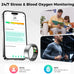 Smart Ring for Women Men, Health Tracking Ring No APP Fee (Rosegold,8)