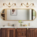 Redluck 3-Light Vintage Bathroom Light Fixtures, Vanity Lights Brass Gold