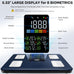 GE Smart Scale for Body Composition, Weight, BMI, 500lb, Large 11.8-Inch