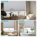 Joydeco No Drill Cordless Blackout Cellular Shades, 35" W x 64" H, White