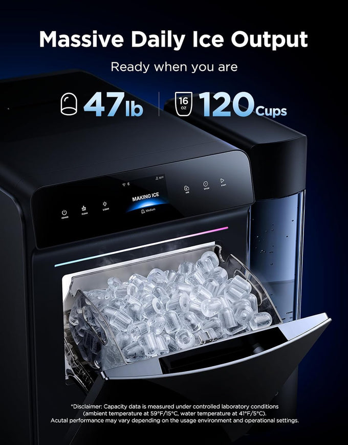 GoveeLife Smart Countertop Ice Maker 2 Pro, 3 Mins 9 Ice Cubes with 3 Sizes