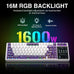 Aula L99 Wireless Mechanical Gaming Creamy Keyboard with Smart Touch Screen