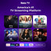 ELEPHAS Roku TV Smart Projector with Wi-Fi and Bluetooth