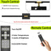 iThird Battery Operated Wall Sconces Set of 2, 10000mAh, Black