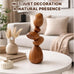 Cairn Sculpture – Magnetic Wood Art for Desk, Office & Indoor Decor