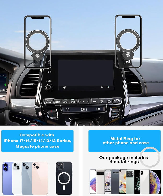 Car Phone Holder for Honda Odyssey 2018-2024 8-inch Screen Accessories