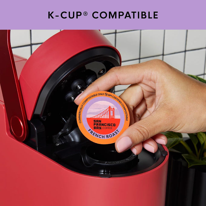 San Francisco Bay French Roast K-Cup Compatible Coffee Pods, 80 ct