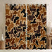 Feelyou Camouflage Camo Treatments Window Curtain 2 Panels 52 x 90 Inch